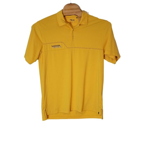 Ping Golf Polo Shirt Men's Size Large Yellow Short Sleeve - Picture 2 of 8